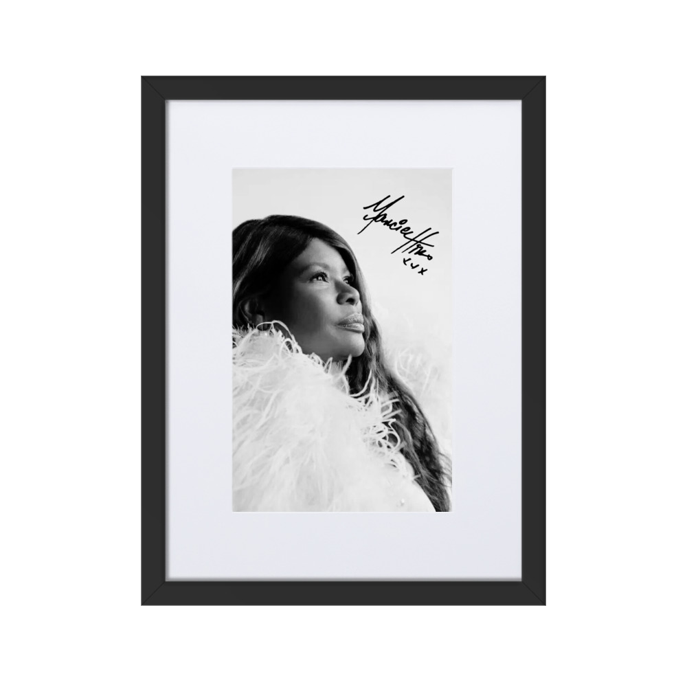 Marcia Hines Framed Poster with Signature